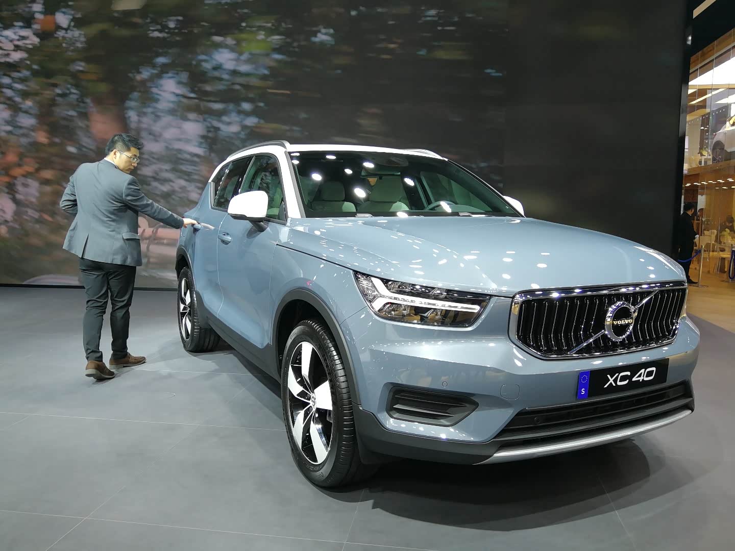 【图】车展细看xc40_沃尔沃xc40论坛_汽车之家论坛