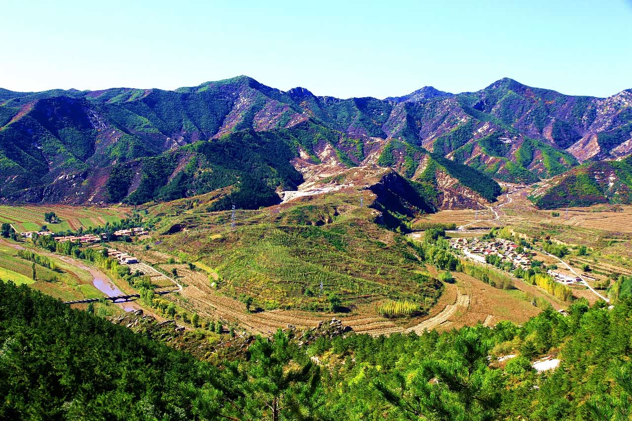 【图】河谷地貌风景,自然生成的天然景观,_af8 cass