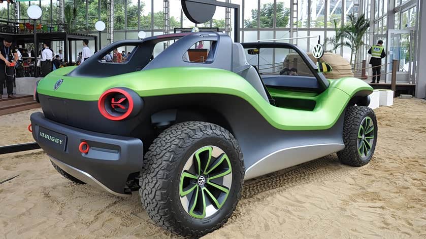 大众idbuggy概念车国内首次亮相像是一款玩具车