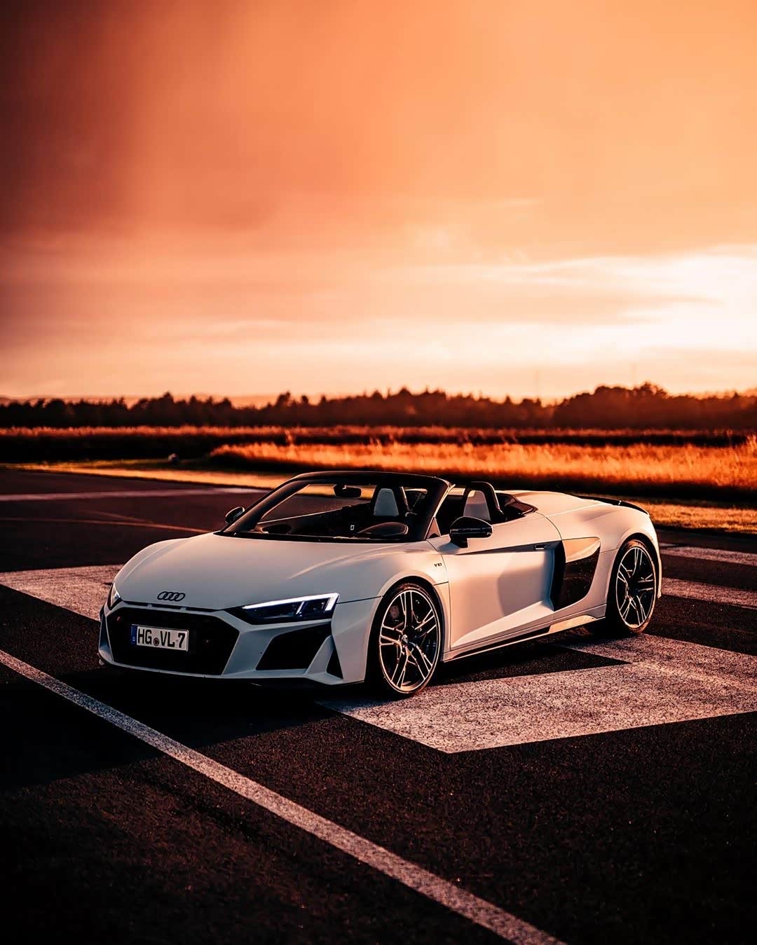 奥迪r8 v10 spyder,本车自带回头率