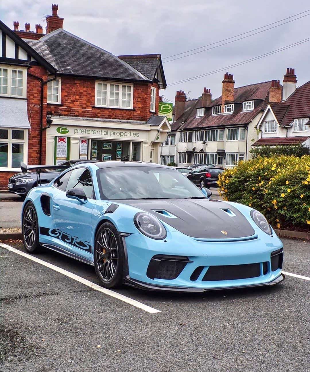 保时捷911 gt3rs / gulf blue 海湾蓝车漆