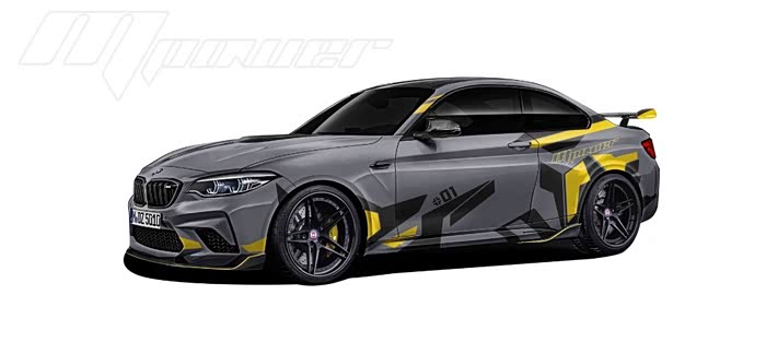 宝马m2拉花这几套真的好看唉