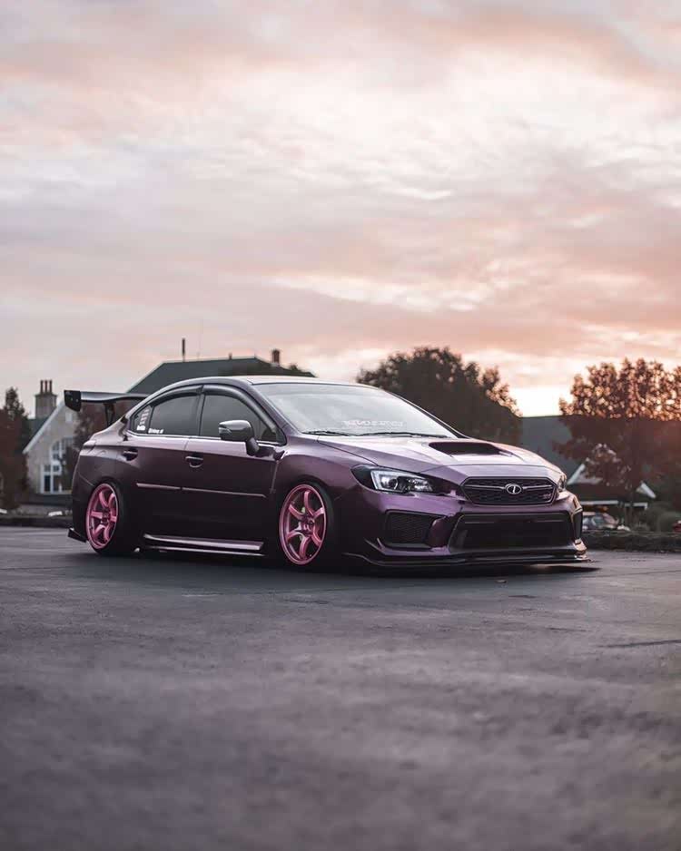 斯巴鲁翼豹wrx sti 11代,奇奇怪怪的改装车,挺好看