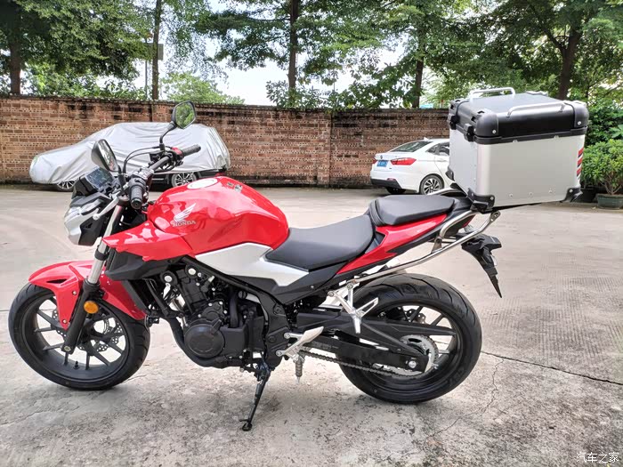 本田cb400f摩托车改装铝合金尾箱cb400f不锈钢车尾架