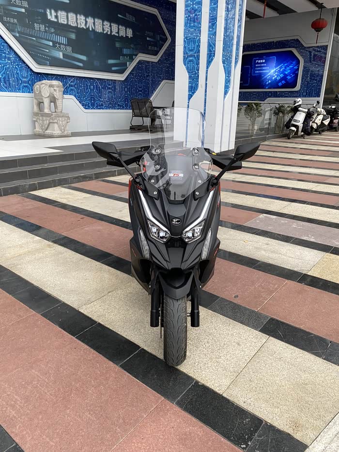 光阳s350改装后视镜前移