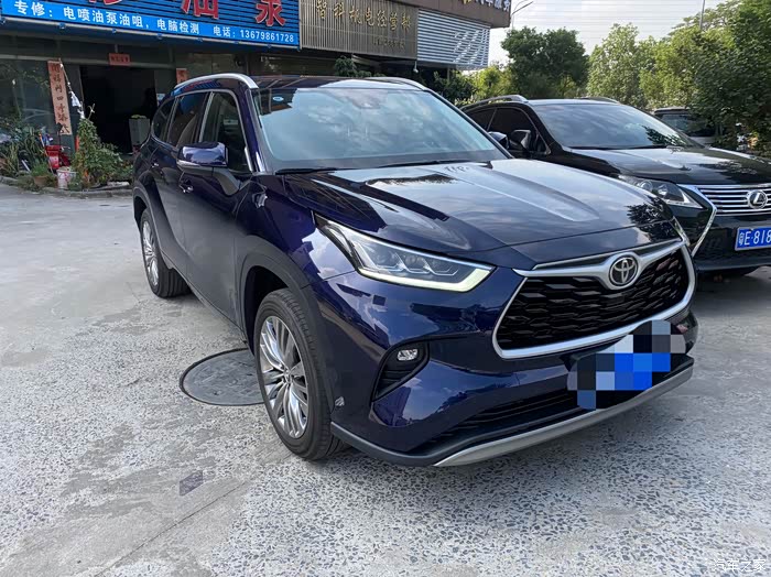 【图】宝石蓝,燃油版,大七座,终于在年前拥有了汉兰达_汉兰达论坛