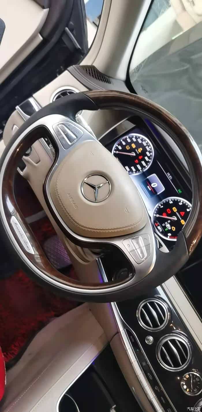 【图】w222 原厂桃木方向盘 黑色_奔驰s级论坛_汽车之家论坛