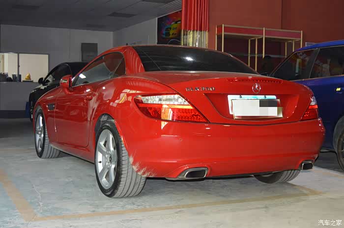 我的奔驰slk改剪刀门很拉风,不怕晚上撩不到妹了.