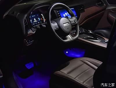 这个氛围灯不错,是搭配车身颜色来的吗?_哈弗f7论坛_手机汽车之家