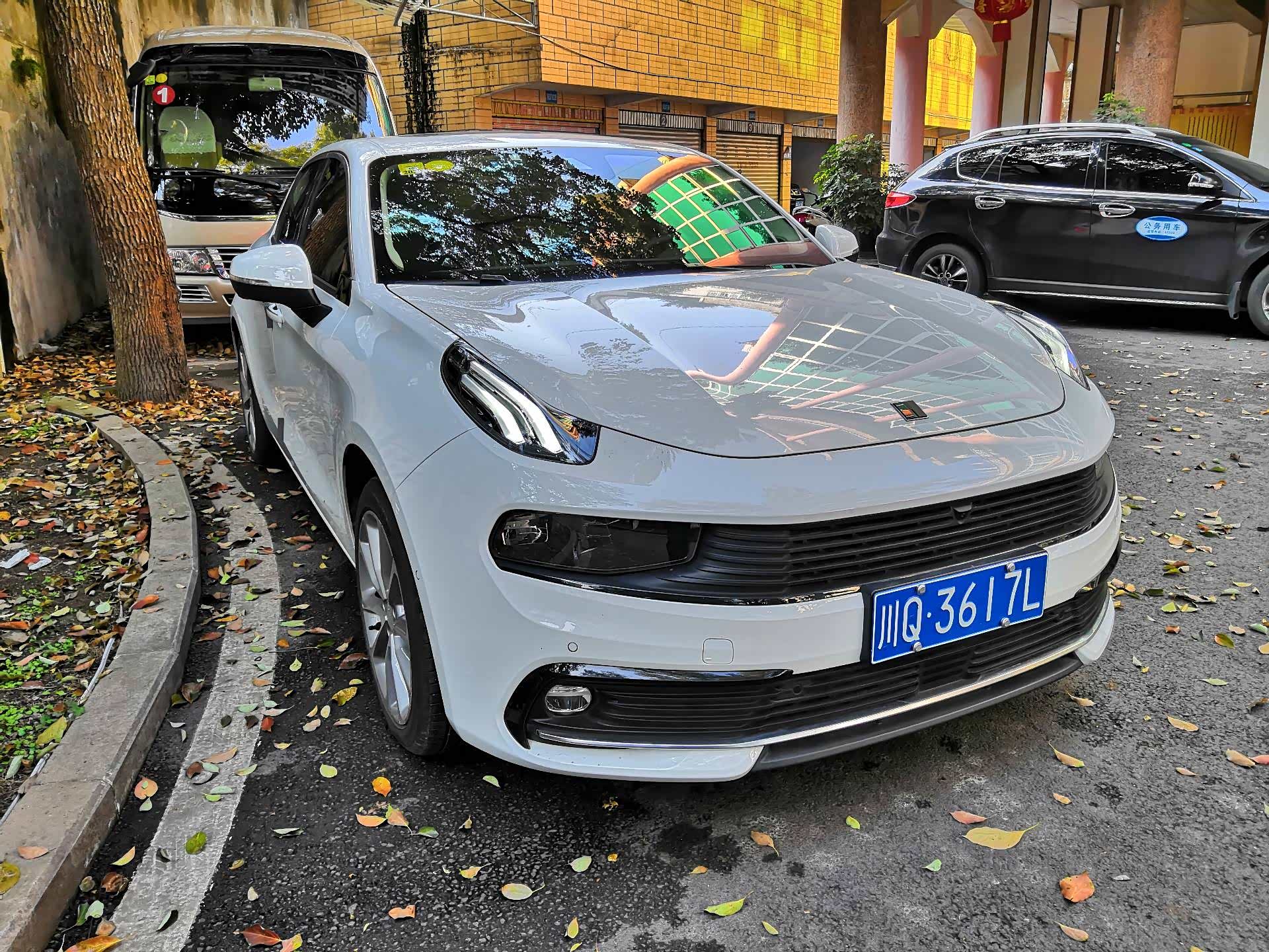 领克03白色型pro提车作业,求加精.