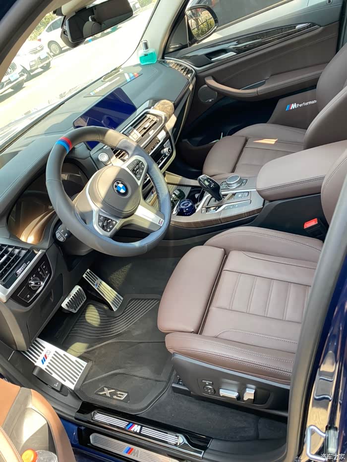 【图】2021款x3 30i量子蓝提车改装贴_宝马x3论坛_汽车之家论坛