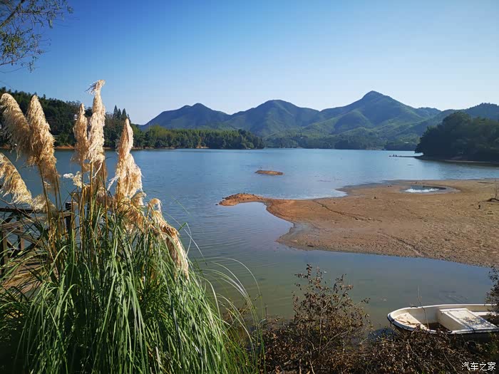 降温送关怀国庆节自驾游钓安吉大河口水库2观赏水库美景