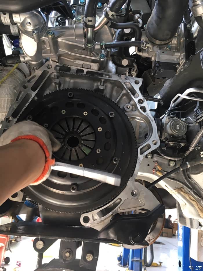 全国首例十代思域自动改手动变速箱