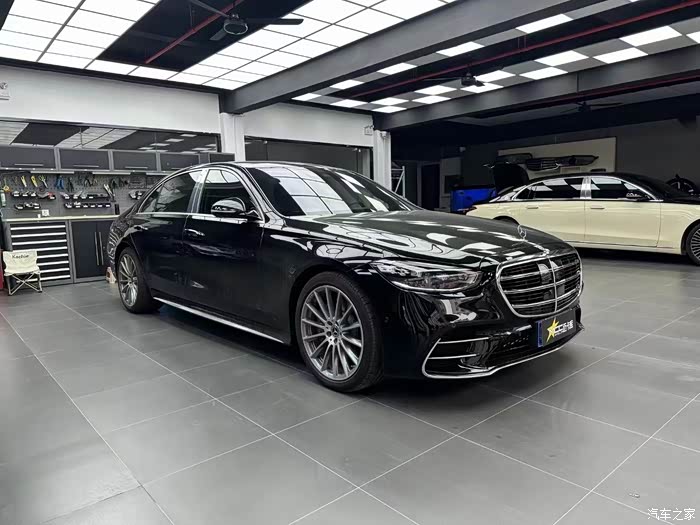 【图】奔驰s450改迈巴赫包围 大饼轮毂换个风格_奔驰s级论坛_汽车之家