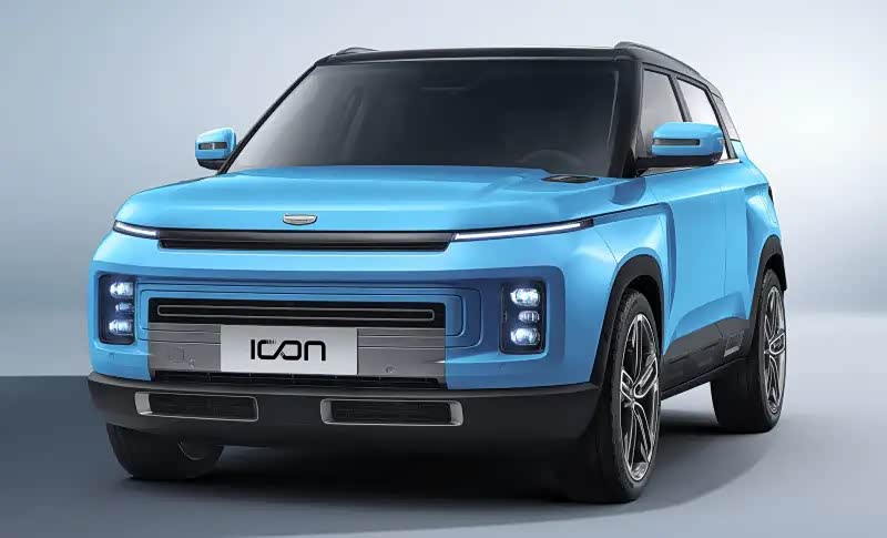 吉利icon外观设计可以说是比较激进的!