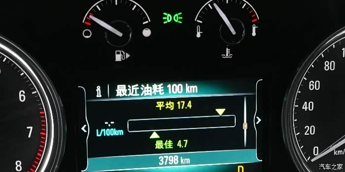 别克君越20t油耗最高达到19个平常达到1718个