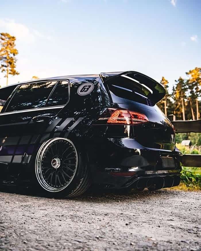 golfmk7gti帅气的黑武士