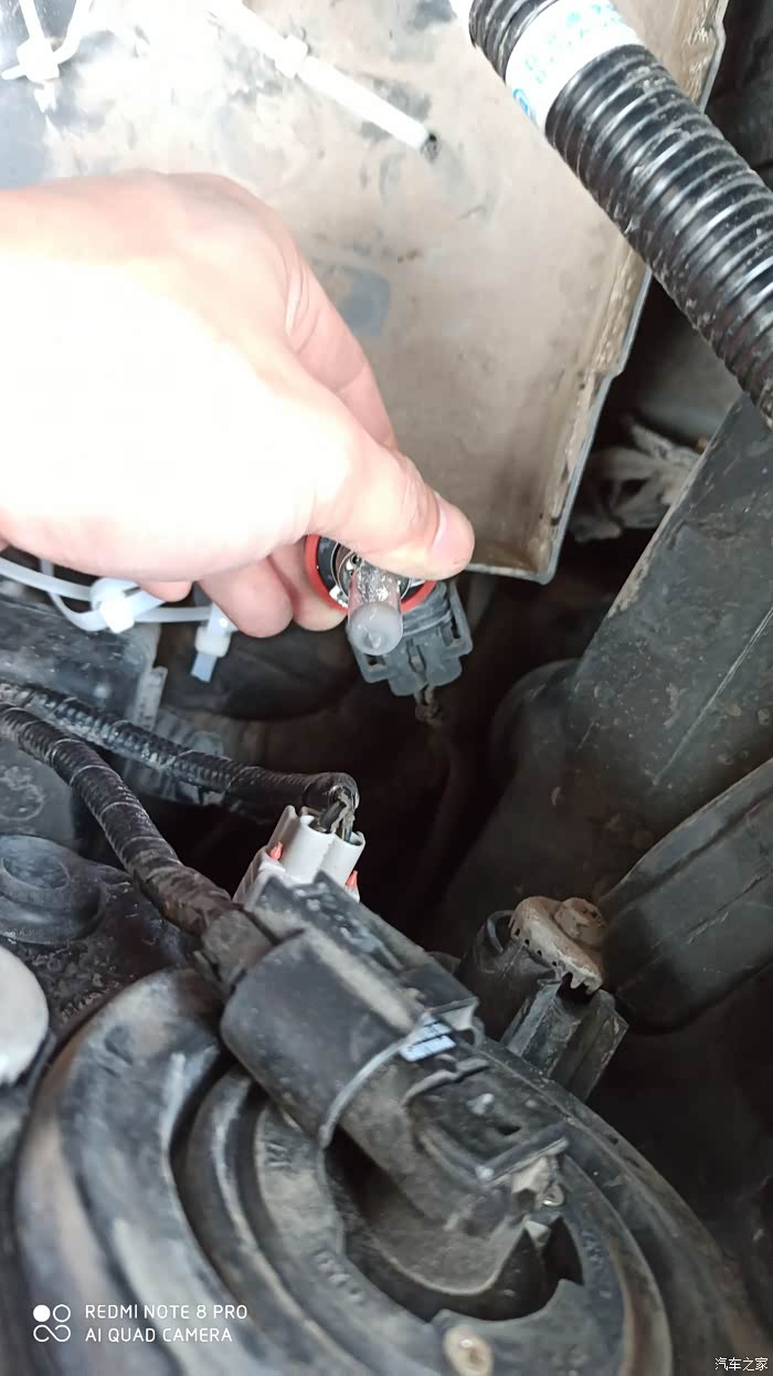 就2分钟简单更换雾灯灯泡