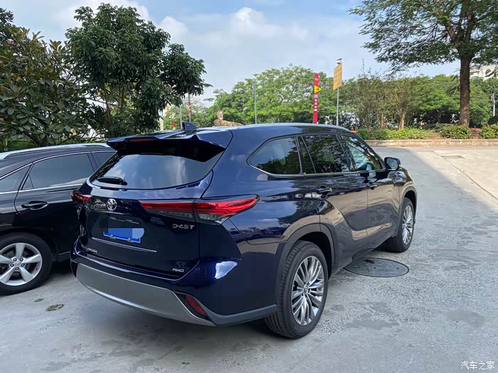 【图】宝石蓝,燃油版,大七座,终于在年前拥有了汉兰达_汉兰达论坛