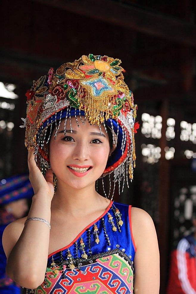 中国各少数民族美女图片