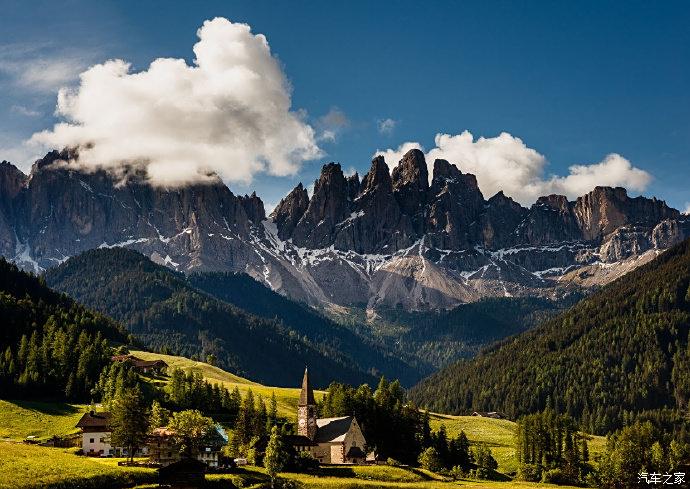 意大利最高的山图片