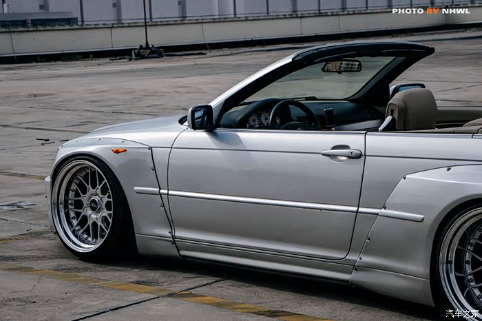 【图】车主打造de极致优雅宝马e46 3系敞篷车!