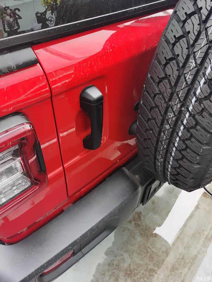 2020牧马人后门没有钥匙孔了