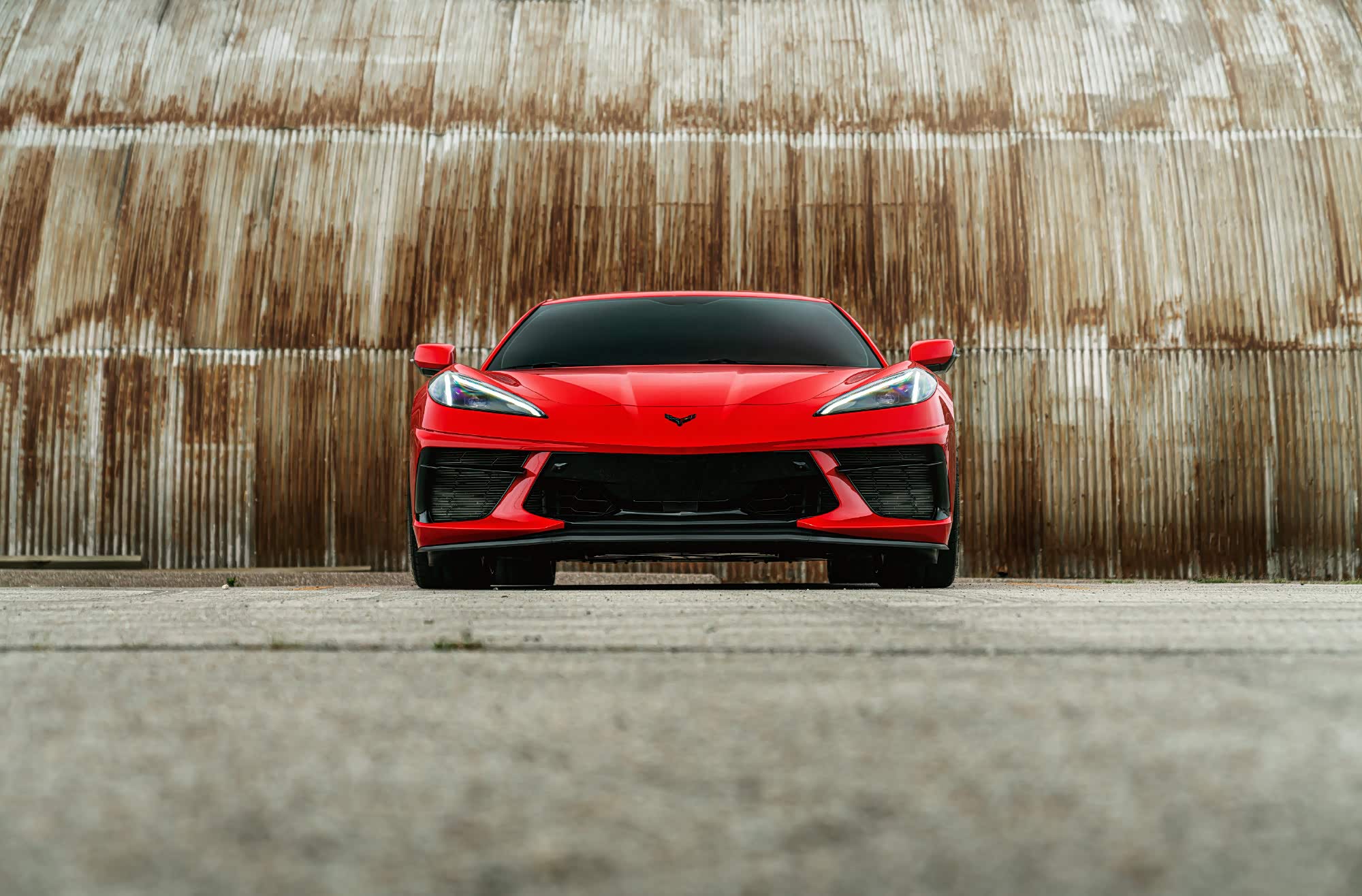 雪佛兰科尔维特这外观看着真是漂亮