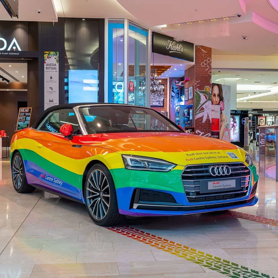 【图】彩虹色奥迪,每天都有好心情._奥迪a6l论坛_汽车之家论坛