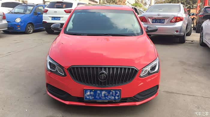 全车喷漆改色大珍珠法拉利红!_车服务_汽车之家