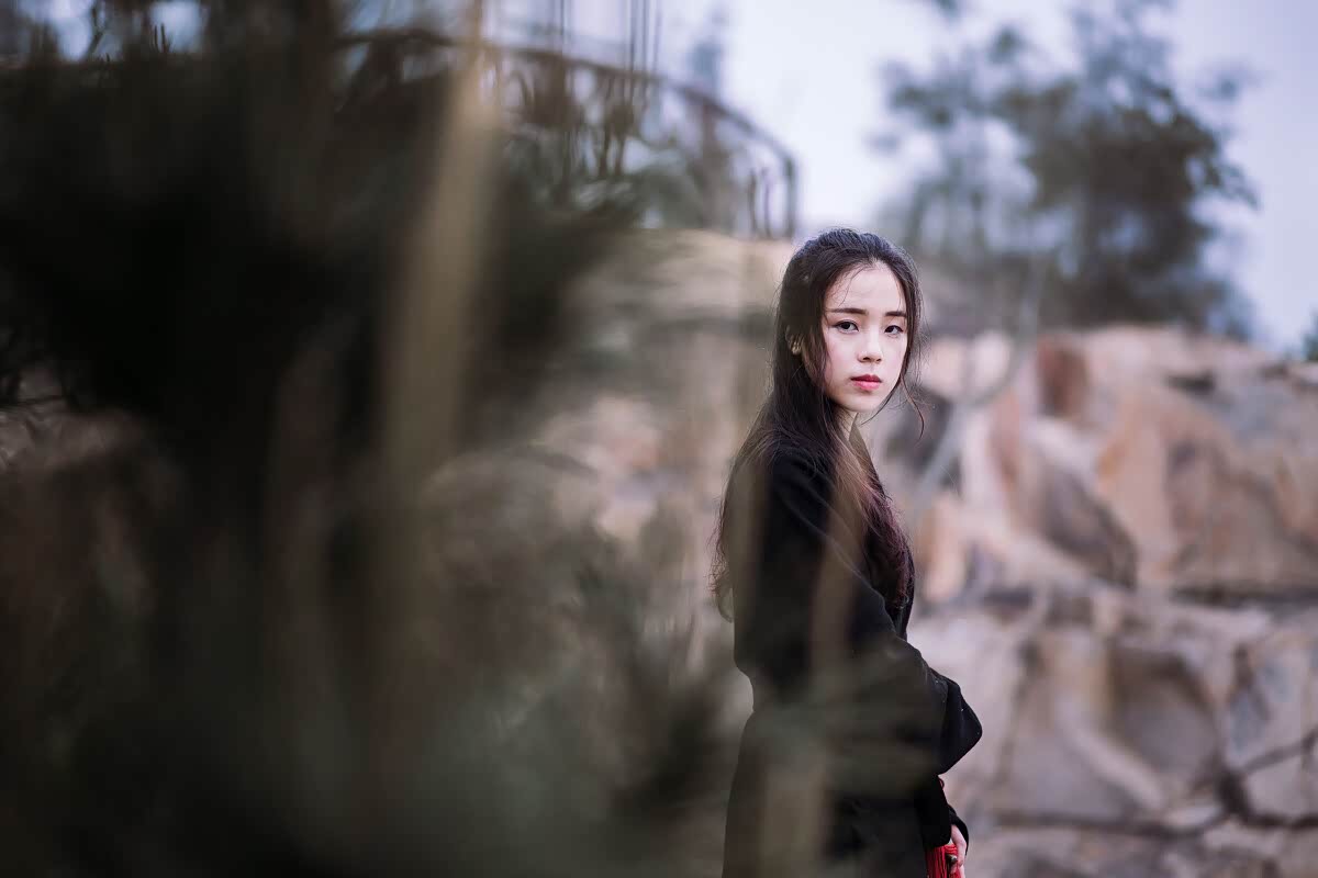 彰显独特民族风 ,汉服小姐姐仙气十足,一貌倾城