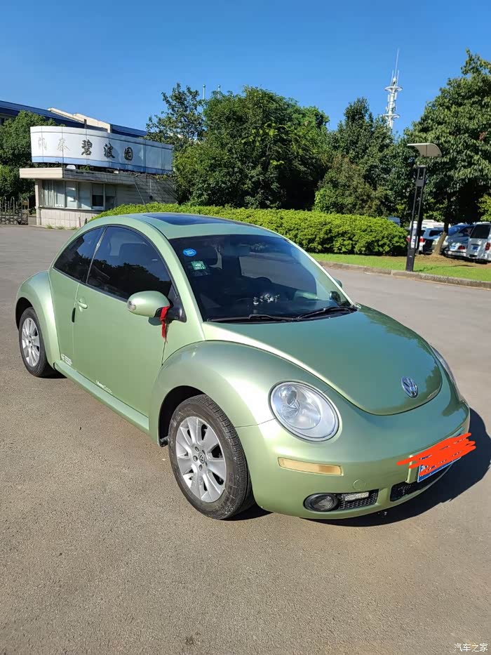 无锡绿色甲壳虫自用车20自吸爱信6at变速箱09年的车大部分原车漆