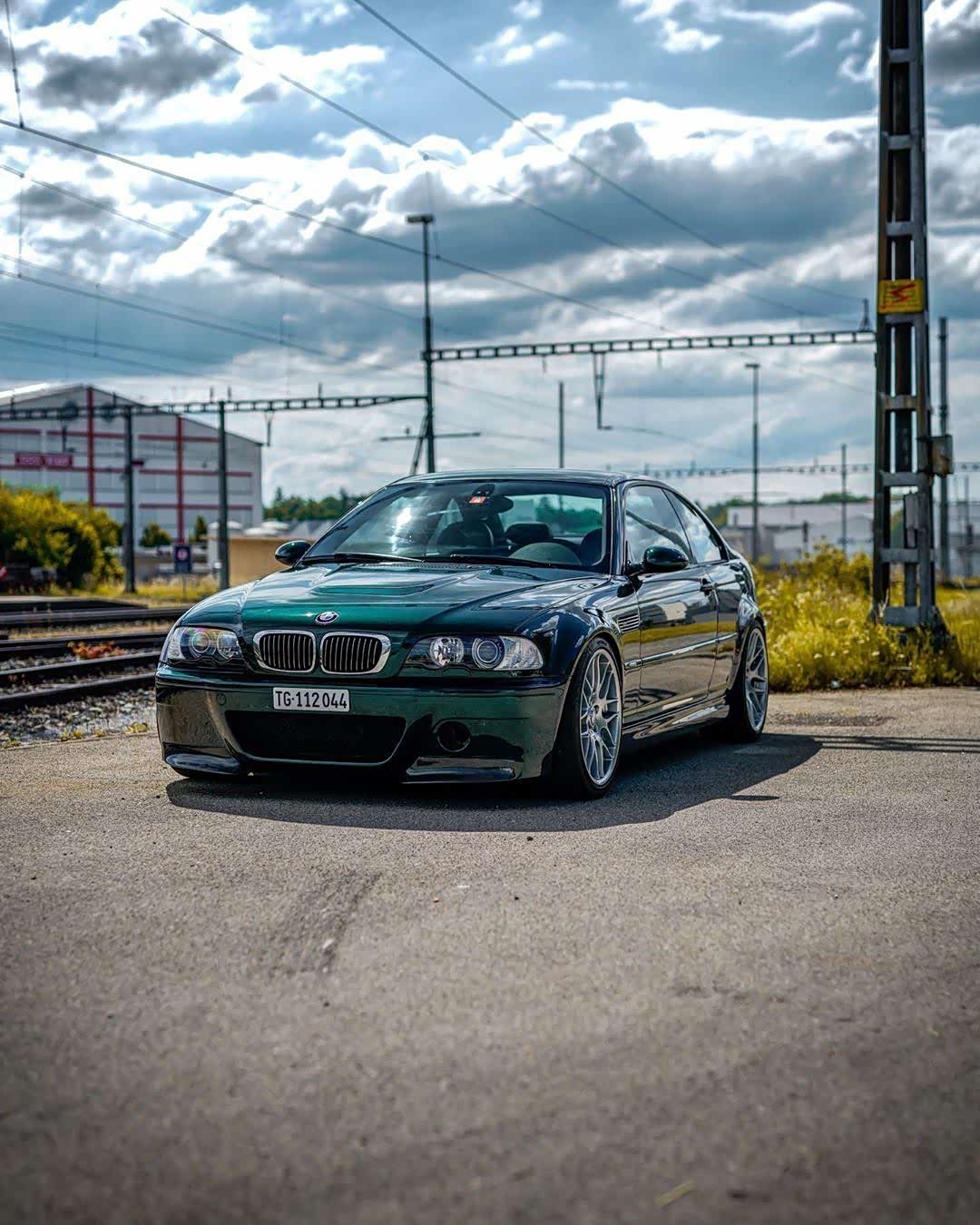 宝马e46 m3 牛津绿限量版,经典