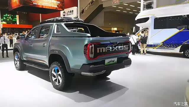 广州车展上上汽大通newev皮卡进行了首发亮相