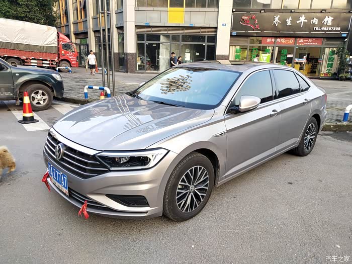 订车了速腾水晶银