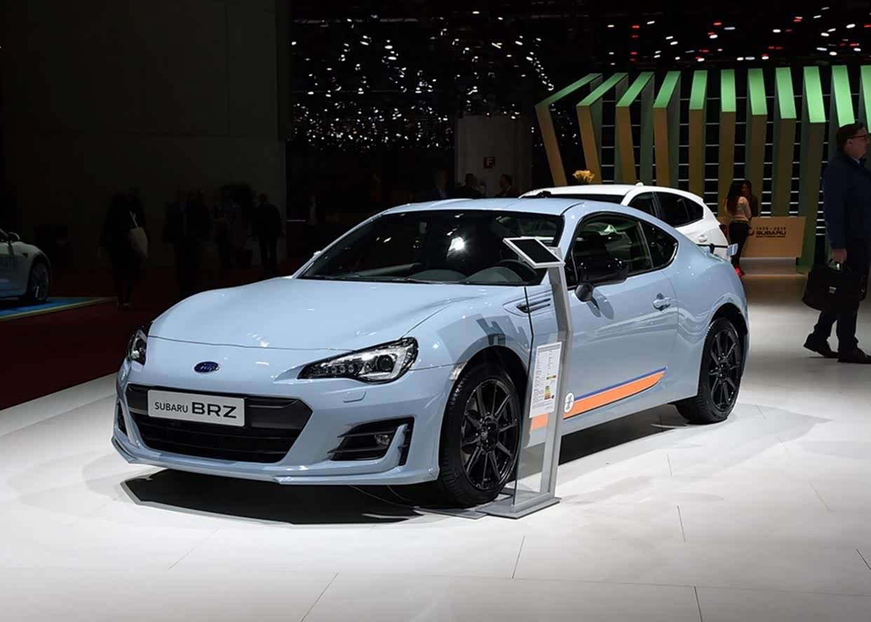 专属灰蓝涂装被誉为贫民跑车斯巴鲁brz特别版确实亮眼