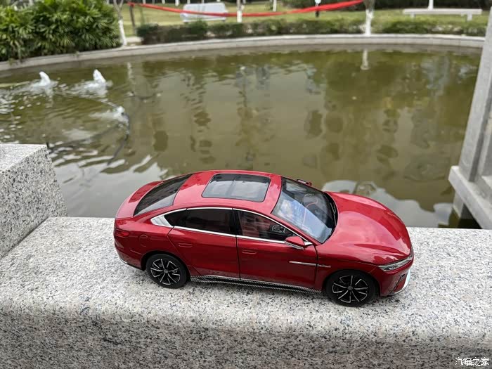 车模篇比亚迪汉汽车模型让你畅游野生人生