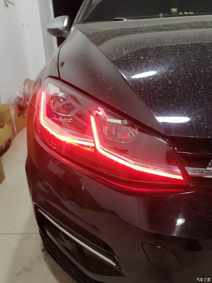 高尔夫7.5r line可以刷双l日行灯吗