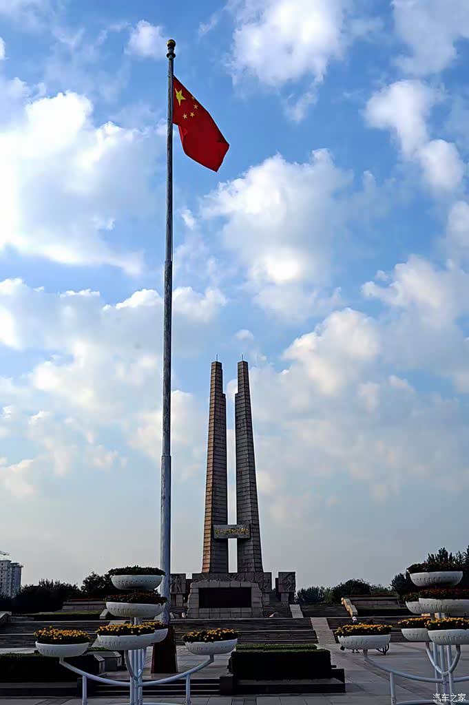 【图】雄伟的唐山抗震纪念碑_河北论坛_汽车之家论坛