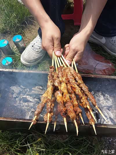 【我家的bbq】五一不出门,让bx5带我去河边烧烤