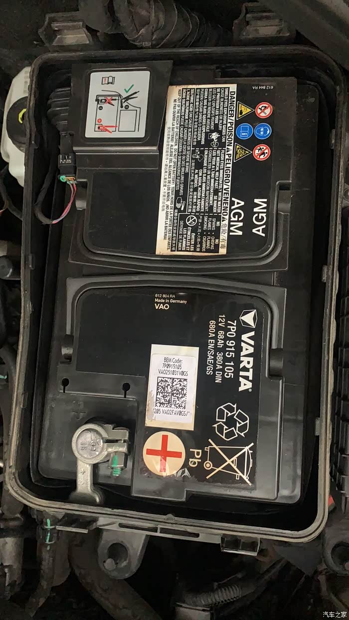 【图】开了四年半的q3换电瓶_奥迪q3论坛_汽车之家论坛