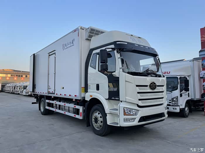 68米冷藏车闭眼入车型之一汽解放j6l冷藏车
