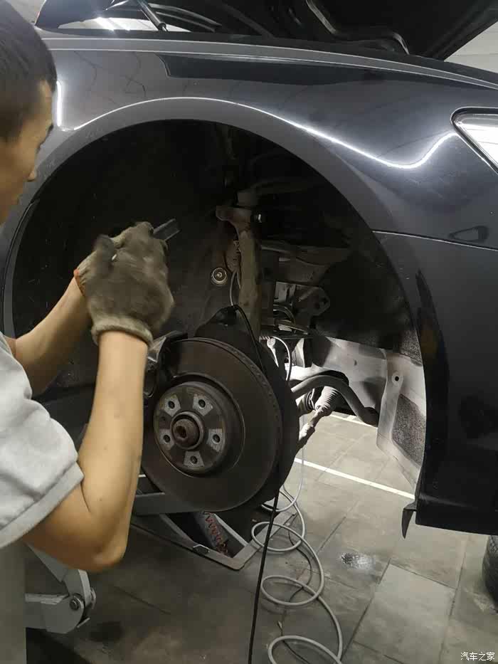 14万公里的奥迪整备维修