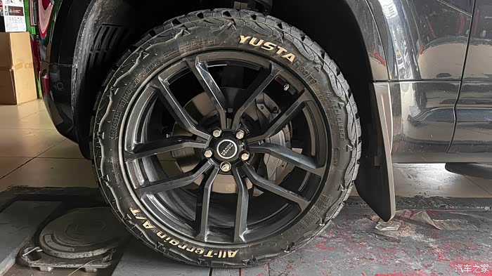 【图】撒野专用轮毂 at胎_路虎卫士论坛_汽车之家论坛