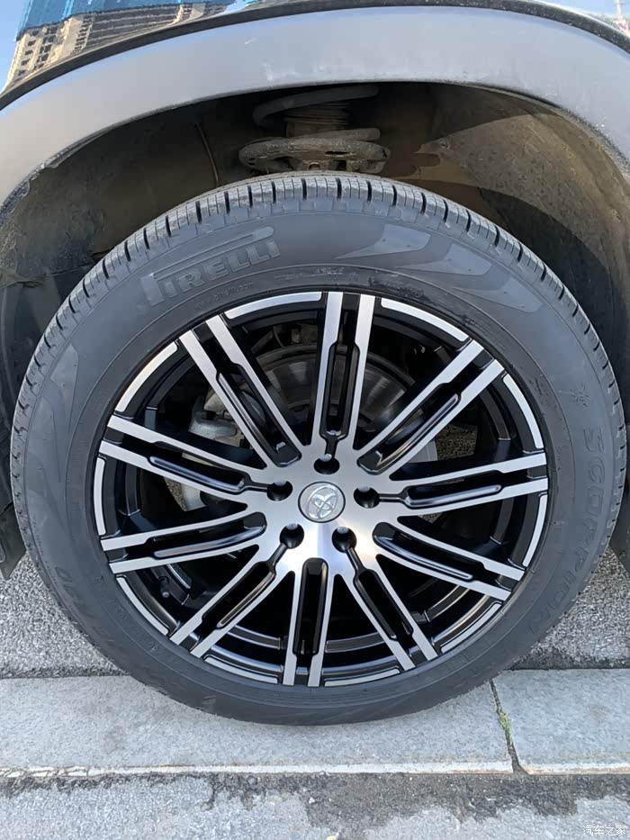 汉兰达轮毂改装