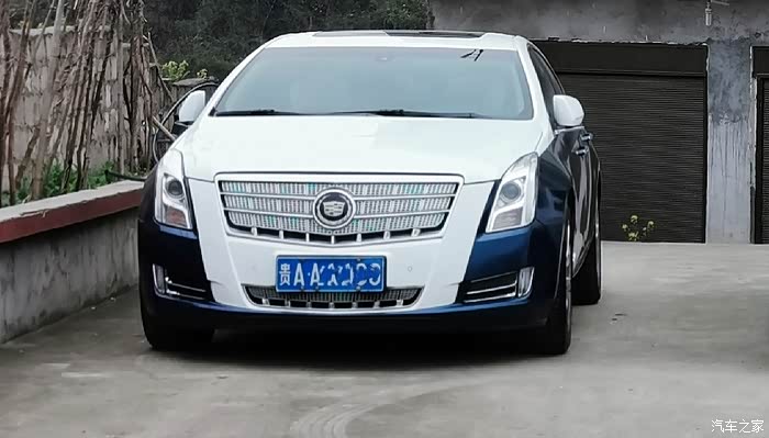 【图】我的蓝白双拼xts_凯迪拉克xts论坛_汽车之家论坛