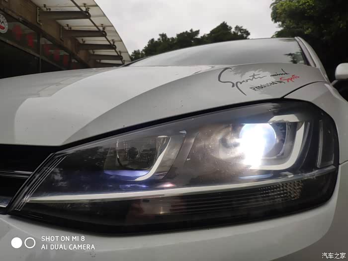 狗夫,高尔夫7大灯改装原厂法雷奥旗舰版