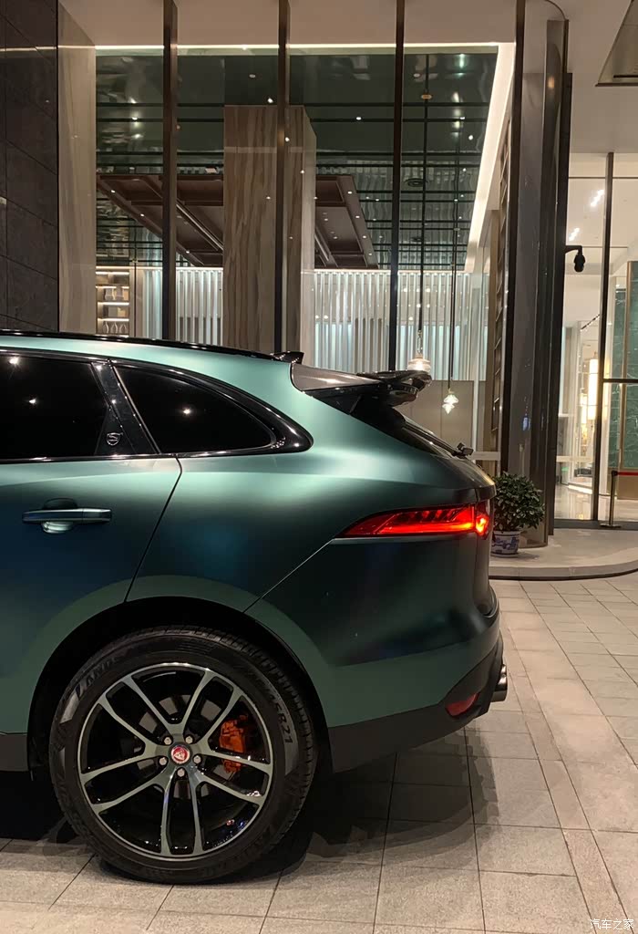【图】f- pace电光金属宝石绿改色_捷豹f-pace论坛_汽车之家论坛