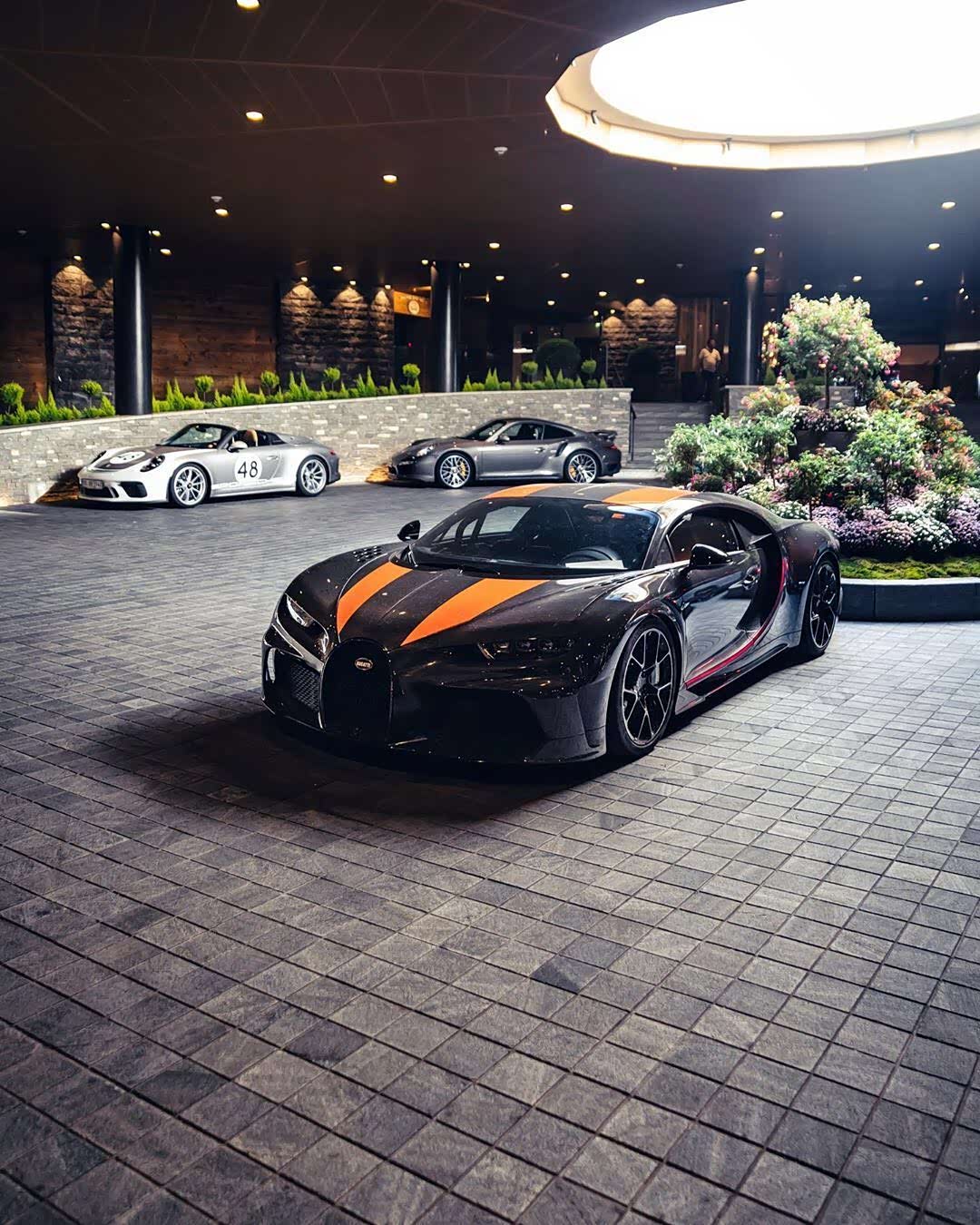 布加迪bugatti chiron,这配色好看!