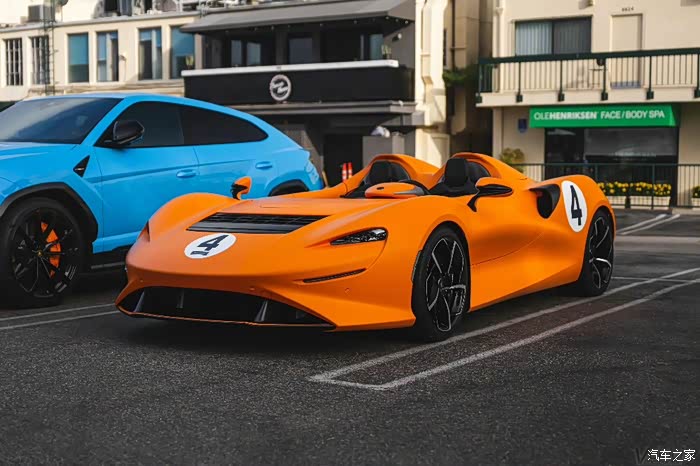 全敞篷迈凯伦mclarenelva橙色暴力